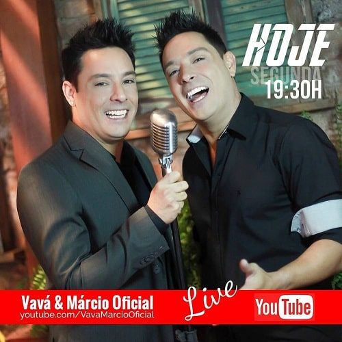 AO VIVO Assista agora a live com o Vavá e Márcio, 27