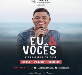 AO VIVO assista agora a live com o cantor Felipe Araújo (24)