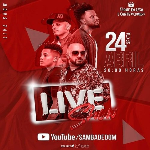 AO VIVO: assista agora a live com o grupo Samba de Dom