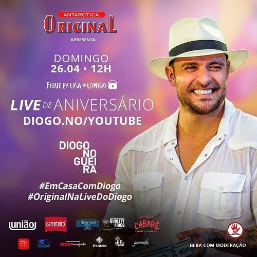 Live de Aniversário do Diogo Nogueira Neste Domingo, 26