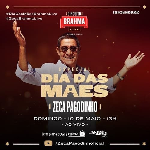 AO VIVO assista agora a live com o Zeca Pagodinho, 10