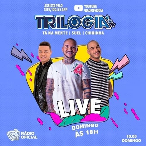 AO VIVO assista agora a live com o projeto Trilogia, 10
