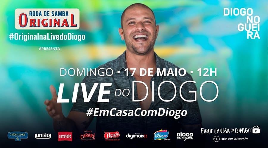 AO VIVO: assista agora a live do Diogo